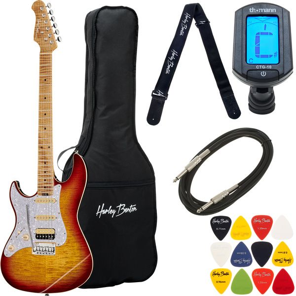 Harley Benton ST-Modern Plus MN HSS L Bundle