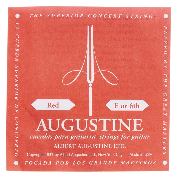 Augustine E-6 String Red Label