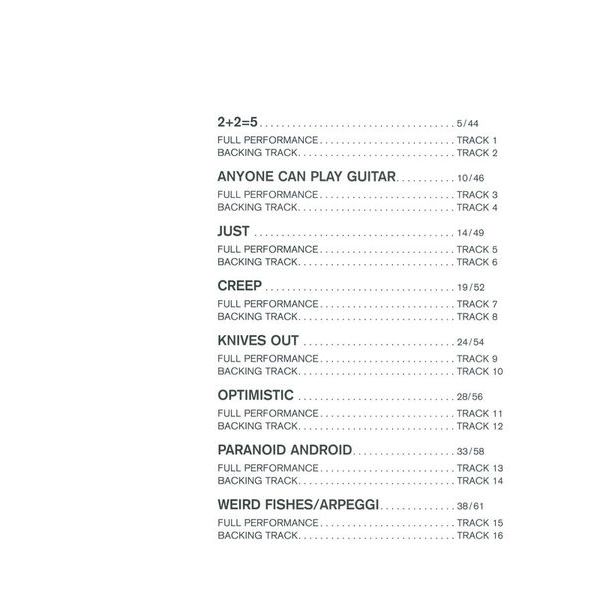 Faber Music Radiohead Drums Play-Along