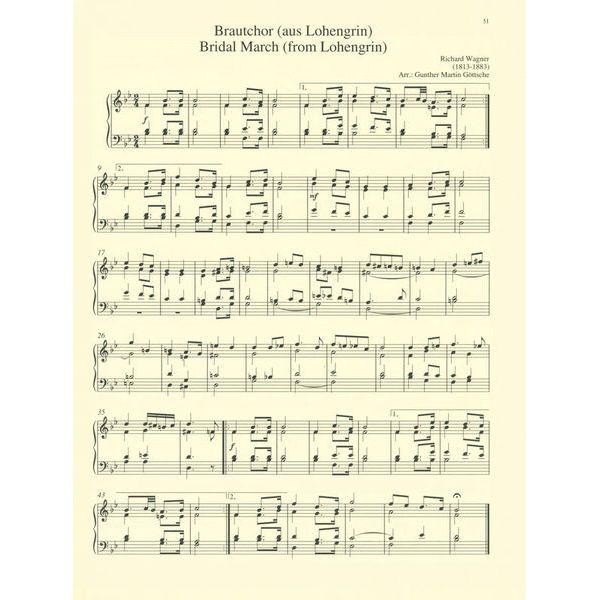 Brenreiter Orgelmusik zu Trauungen