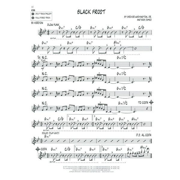 Hal Leonard Jazz Play-Along Smooth Jazz