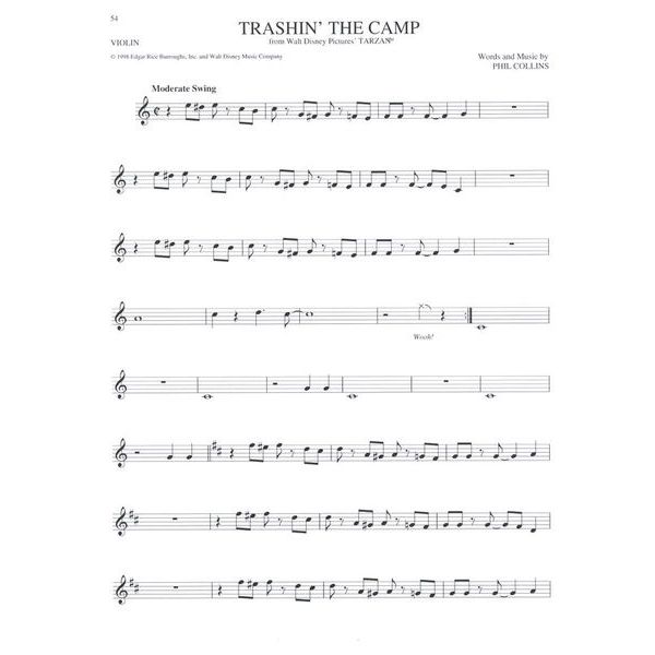 Hal Leonard The Big Book Of Disney Violin