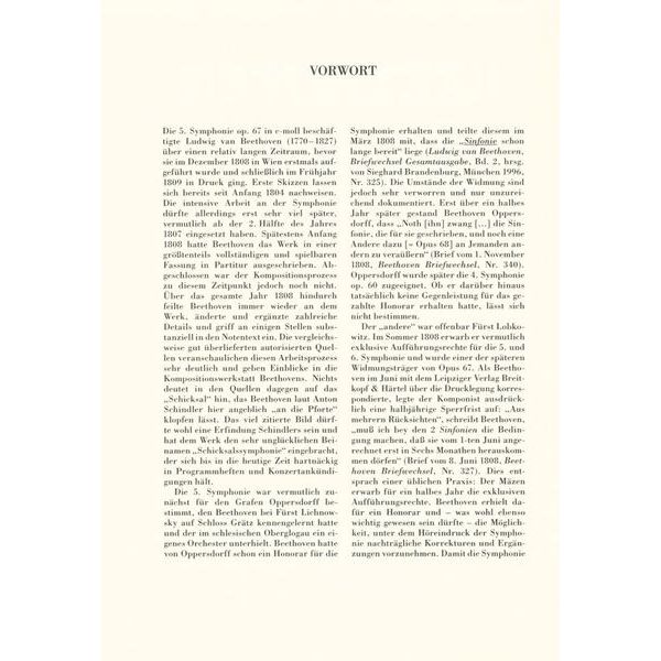 Henle Verlag Beethoven Symphonie Nr.5