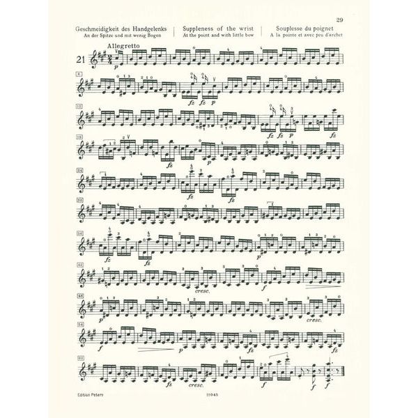 Edition Peters Mazas Etüden op.36 Heft 1