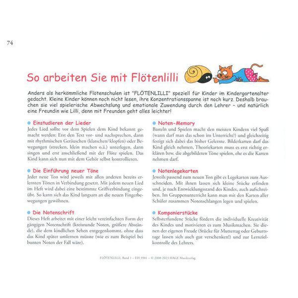 Hage Musikverlag Flötenlilli 1