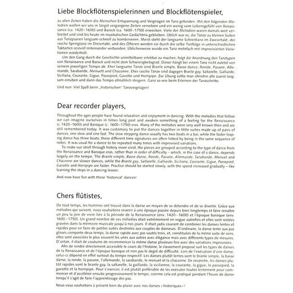 Schott Barocke Tnze Altblockflöte