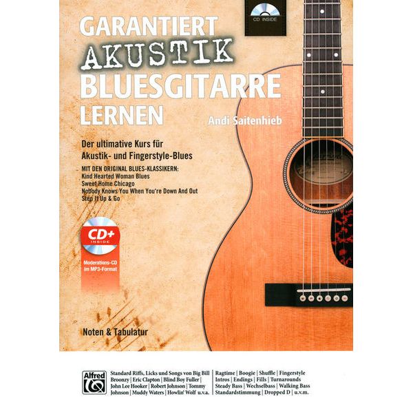 Alfred Music Publishing Garantiert Akustik-Bluesgit.