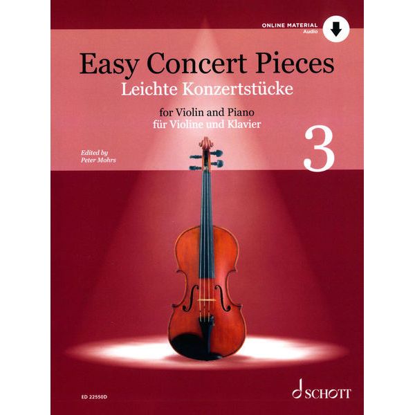 Schott Easy Concert Pieces Violin 3