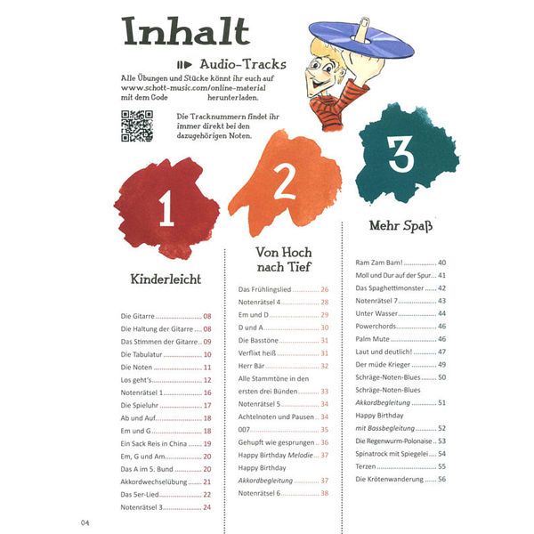 Schott Gitarre Lernen Zacky & Bob 1