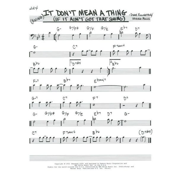 Hal Leonard Real Book 1 Bass Clef