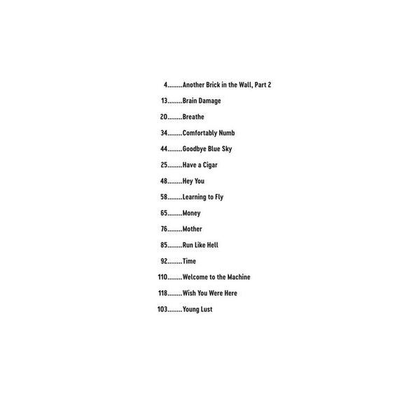 Hal Leonard Pink Floyd Deluxe Guitar