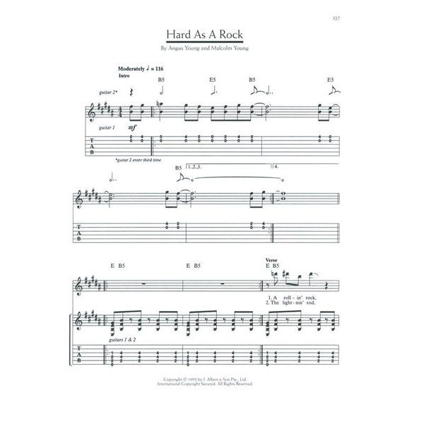 Wise Publications AC/DC Definitive Songbook