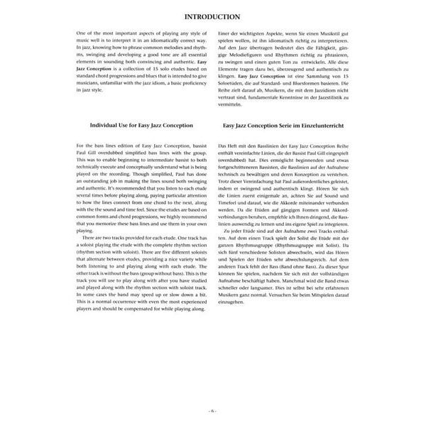 Advance Music Easy Jazz Conception Bass Line