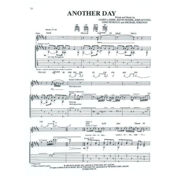 Alfred Music Publishing Dream Theater Images And Words