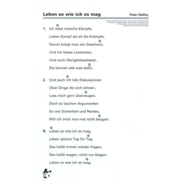 Voggenreiter  P.Bursch's Songbuch Für Git 1