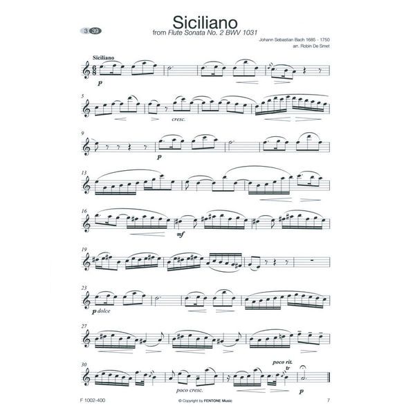 Fentone Music From Bach To Ravel T-Sax