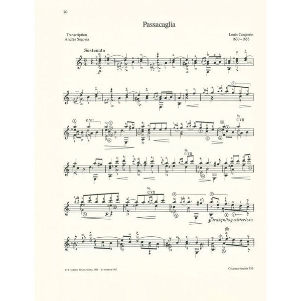 Schott Segovia Die Schönsten Stücke