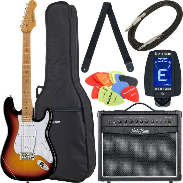 Harley Benton ST-62MN SB Vintage Bundle 1