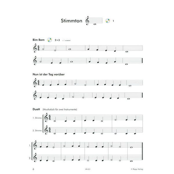 Horst Rapp Verlag Klarinette lernen mit Spa 1