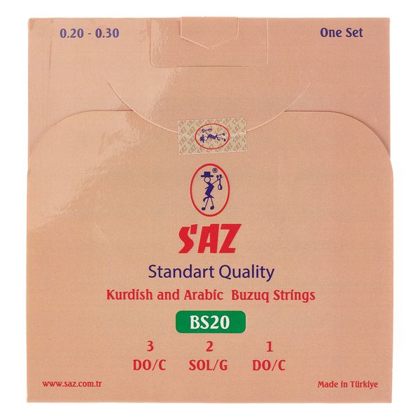 Saz BS20 Buzuq Std. Str. Silver