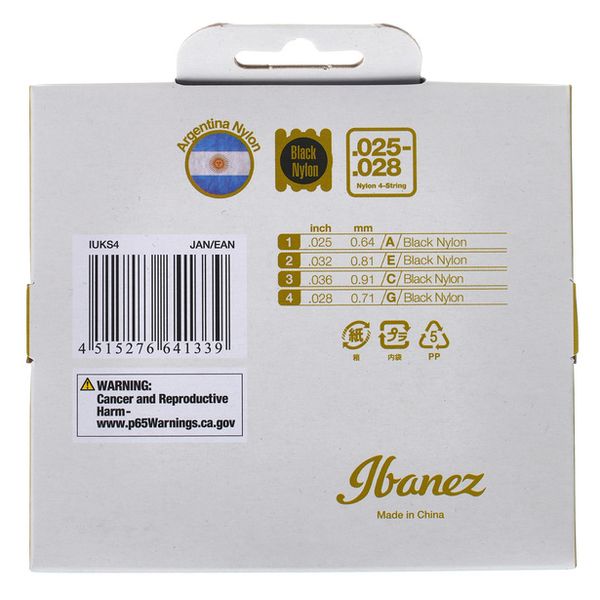 Ibanez IUKS4 Ukulele String Set