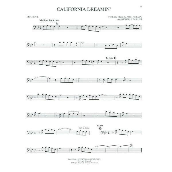 Hal Leonard Big Book Of Trombone Songs