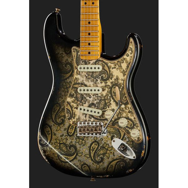 Fender 68 Strat Relic Black Paisley