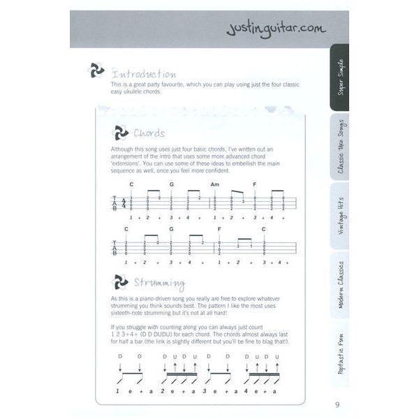 Wise Publications Justinguitar.com Ukulele