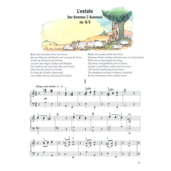 Schott Vivaldi Jahreszeiten Piano