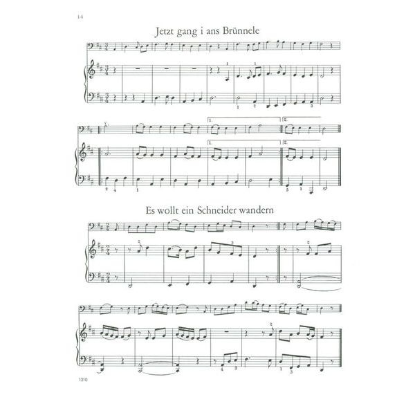 Heinrichshofen Verlag Volkslieder Cello