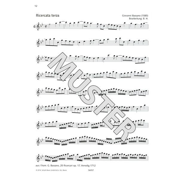 Schott Altblockflöten-Solobuch