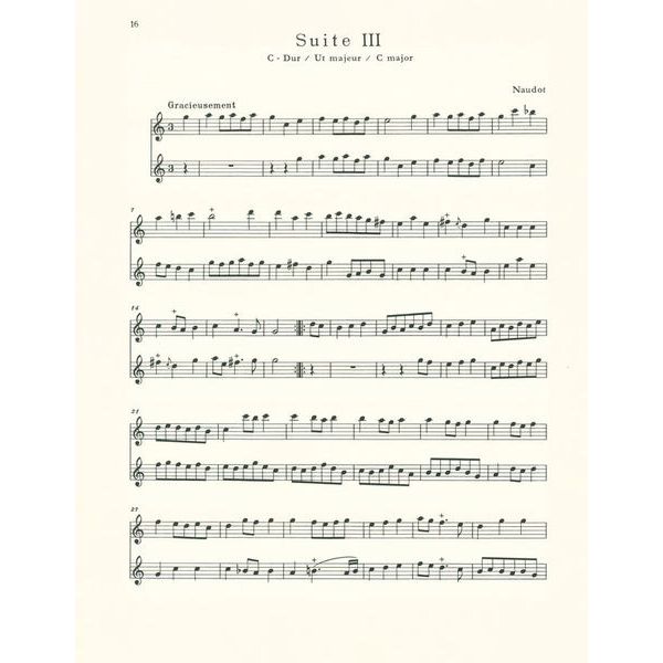 Schott Naudot Babioles op.10