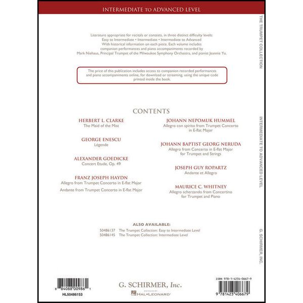 G. Schirmer Trumpet Collection Advanced