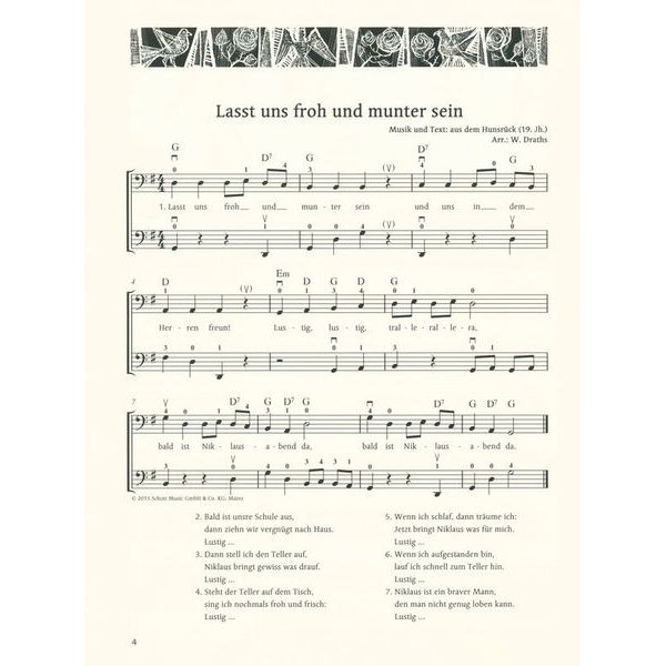 Schott Weihnachtsmann Cello