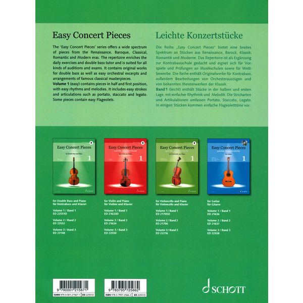 Schott Easy Concert Double Bass 1