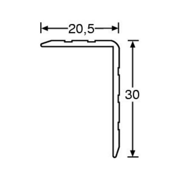 Adam Hall 6108 Case Angle 30 x 20,5 mm