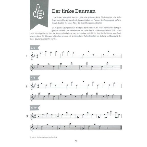 Holzschuh Verlag Schule for Altblockflöte 2 +DL