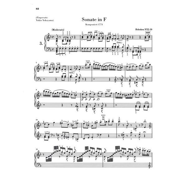 Henle Verlag Haydn Klaviersonaten 2