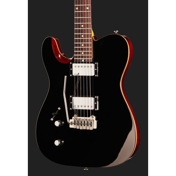 Harley Benton Fusion-T HH LH EB BK