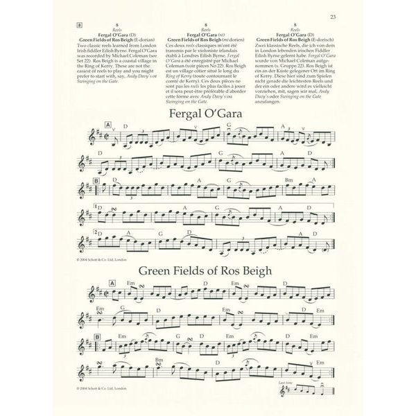 Schott Irish Fiddle Solos