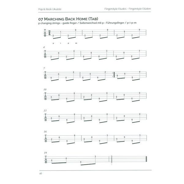 Elisabeth Pfeiffer  Ukulele Fingerstyle Etüden