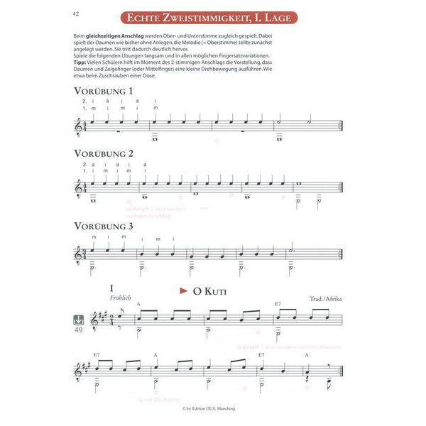 Edition Dux Play Guitar Gitarrenschule 1