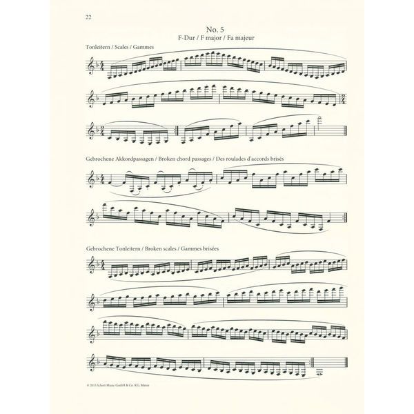 Schott Baermann Daily Exercises
