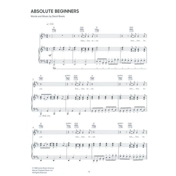 Faber Music David Bowie Hits