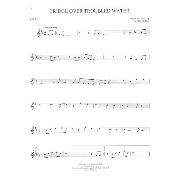 Hal Leonard 101 Popular Songs Violin