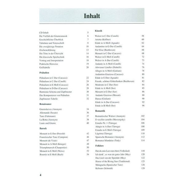 Voggenreiter Das Klassische Gitarrenbuch