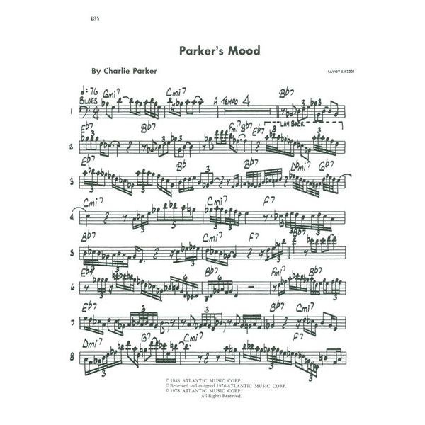 Atlantic Music Charlie Parker Omnibook BC