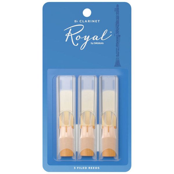 DAddario Woodwinds Royal Bb-Clarinet 2.5 3-Pack