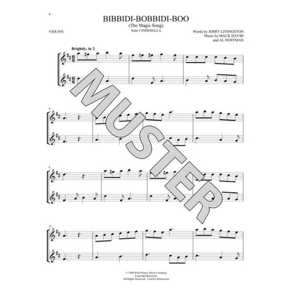 Hal Leonard Disney Songs For Two Violin