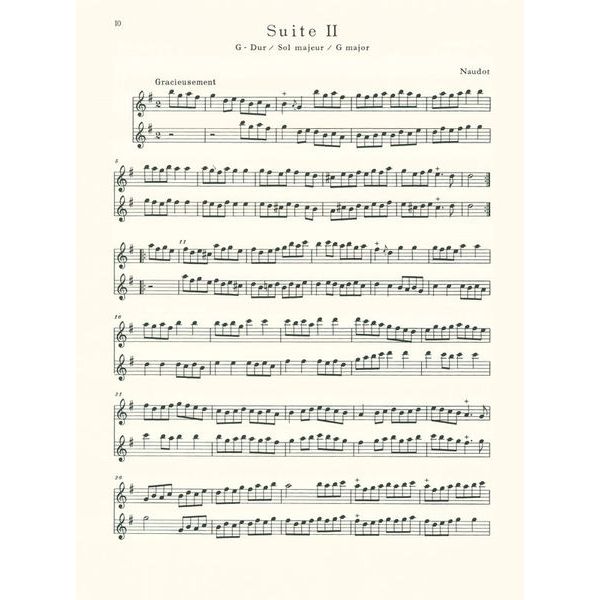 Schott Naudot Babioles op.10